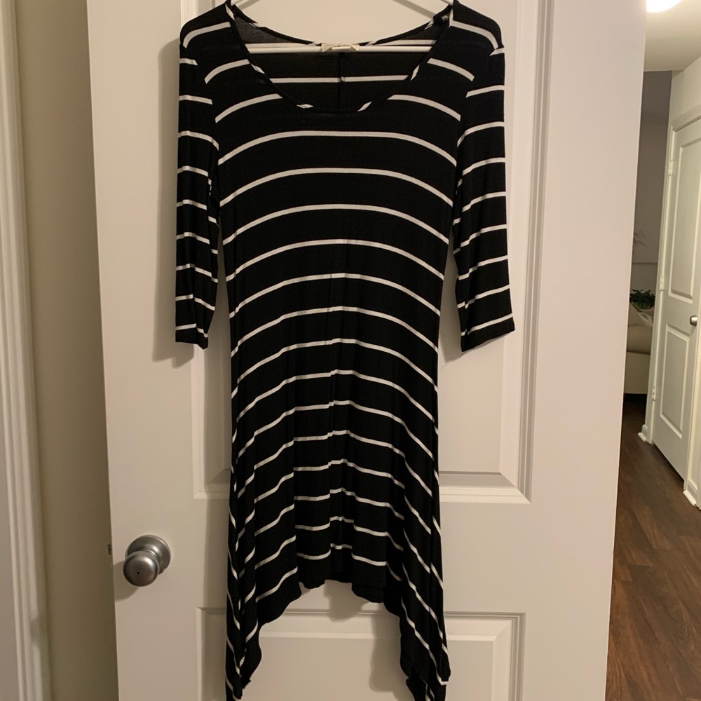 Black and white dress
